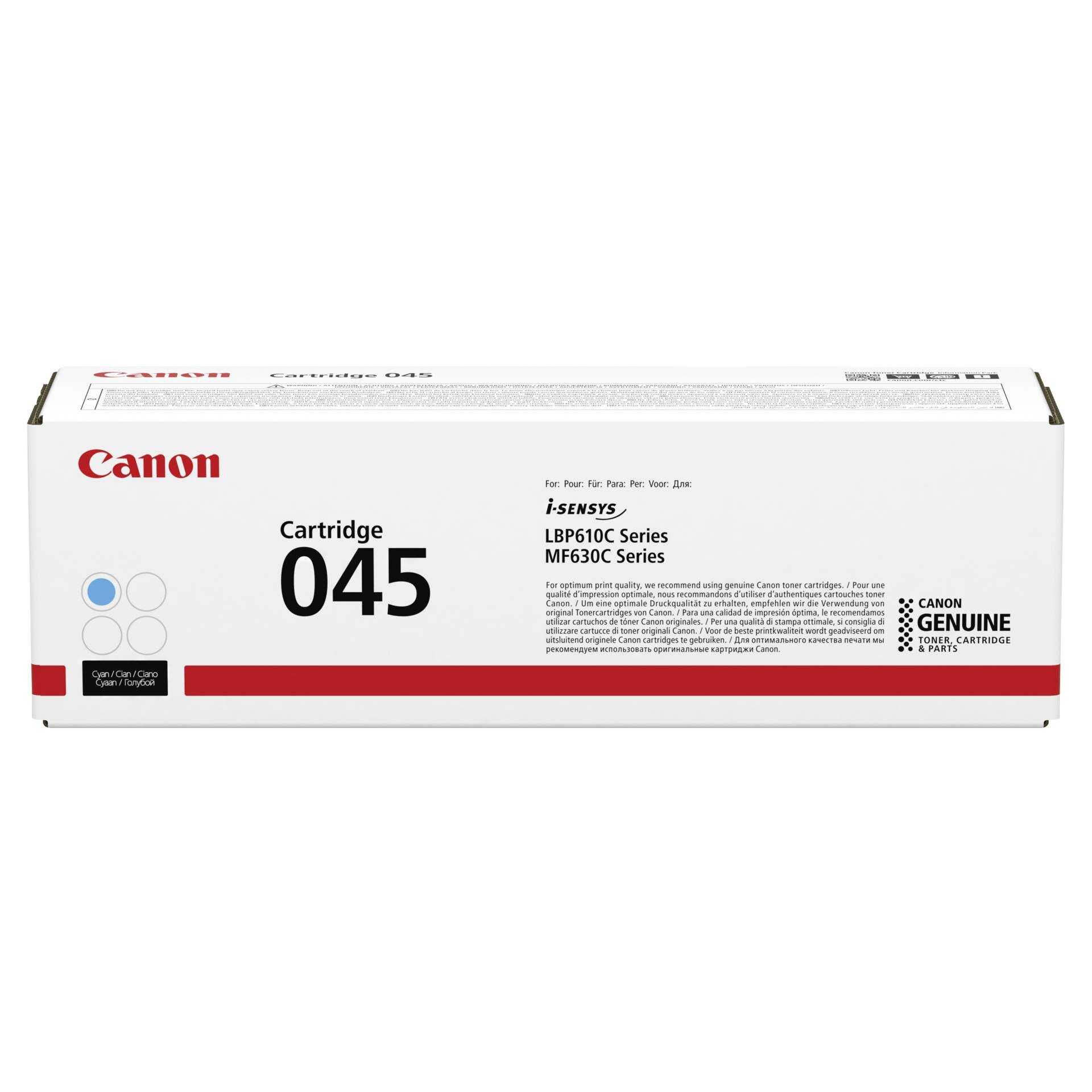 Canon 045 - Cyan - Original - Tonerpatrone - für ImageCLASS LBP612Cdw, MF632Cdw, MF634Cdw