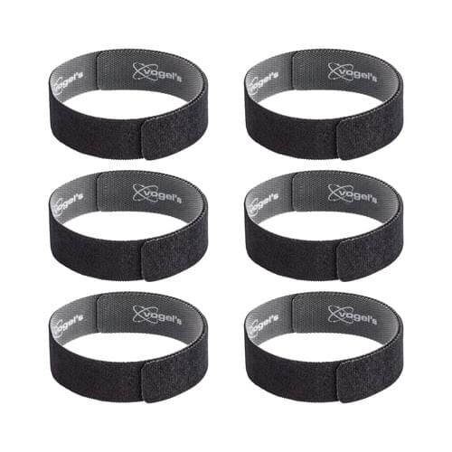 Vogel's Comfort TVA6201 6er Pack Kabelbinder mit Kletter für max. 10 Kabel