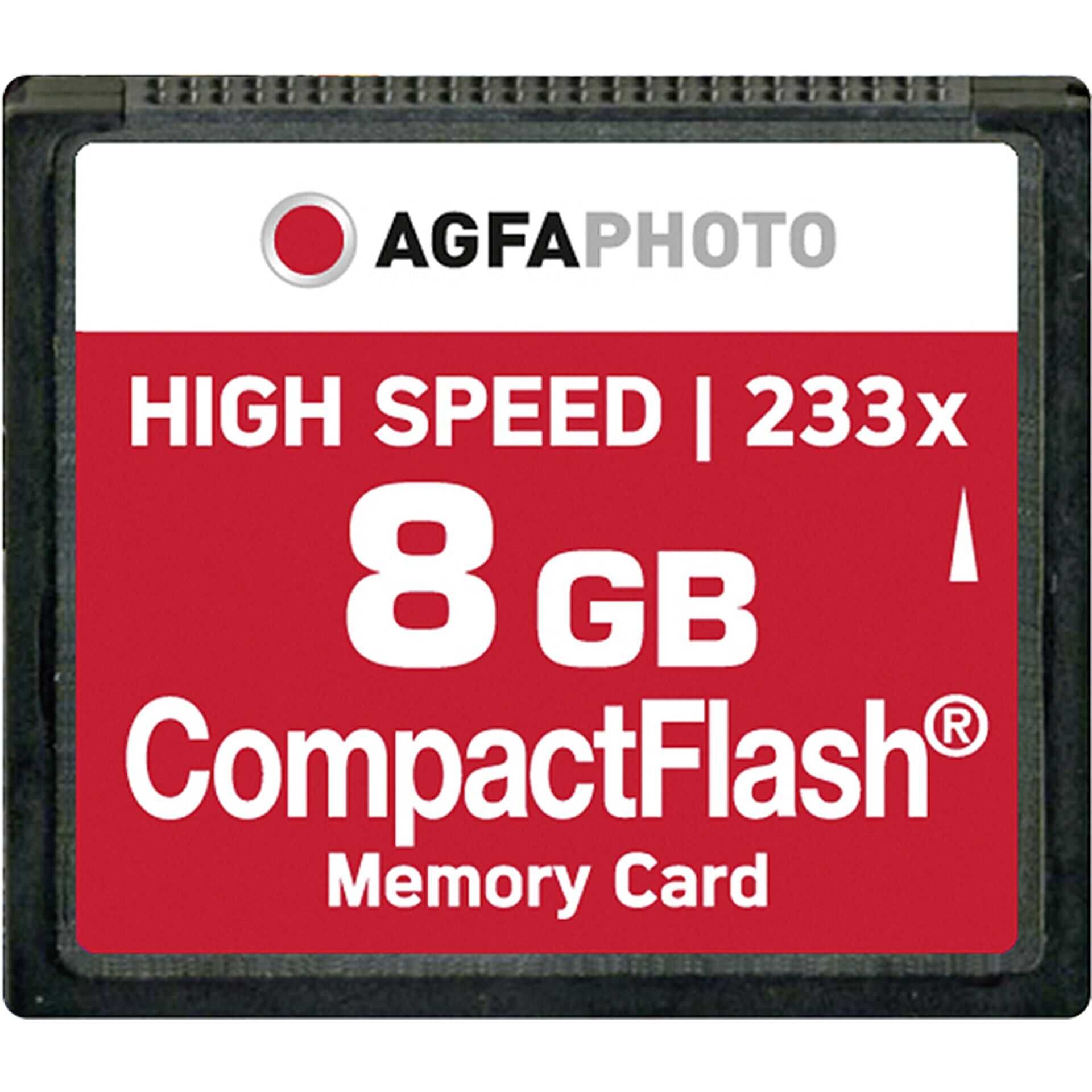 AgfaPhoto - Flash-Speicherkarte - 8 GB - 233x - CompactFlash
