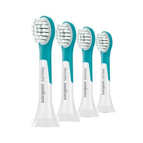 Philips Sonicare For Kids HX6034 - Austausch-Bürstenkopf - für Zahnbürste - Super Fresh Blue Packung mit 4