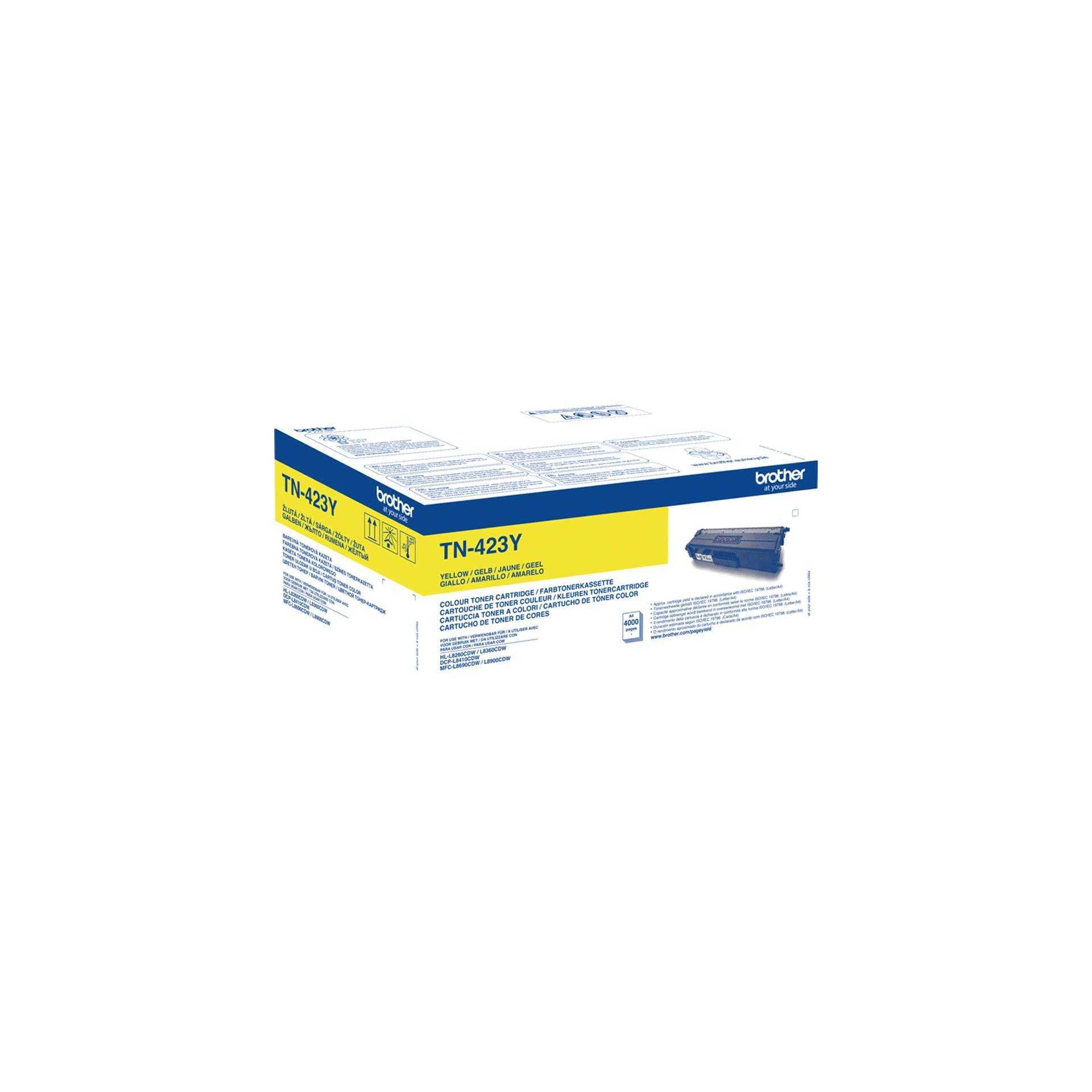 Brother TN-423Y - Jumbo Yield - Gelb - Original - Tonerpatrone - für Brother DCP-L8410, HL-L8260, HL-L8360, MFC-L8690, MFC-L8900