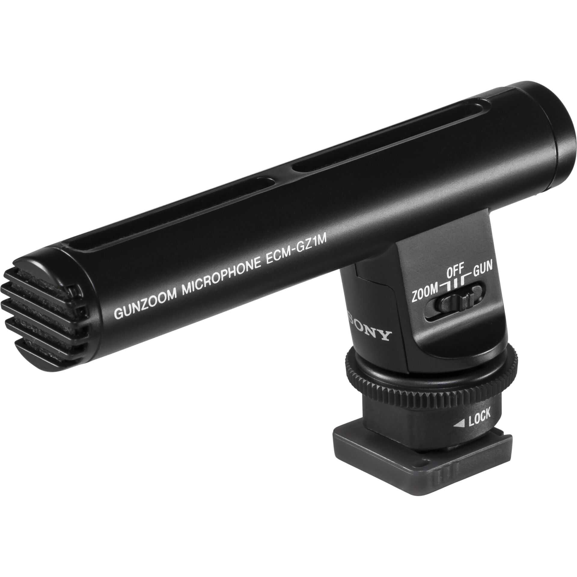 Sony ECM-GZ1M - Mikrofon - Zoom - Schwarz - für Cyber-shot DSC-RX10; Handycam FDR-AX43, AX45, AX60; a6100; a6400; a6600; a7 III; a9 II