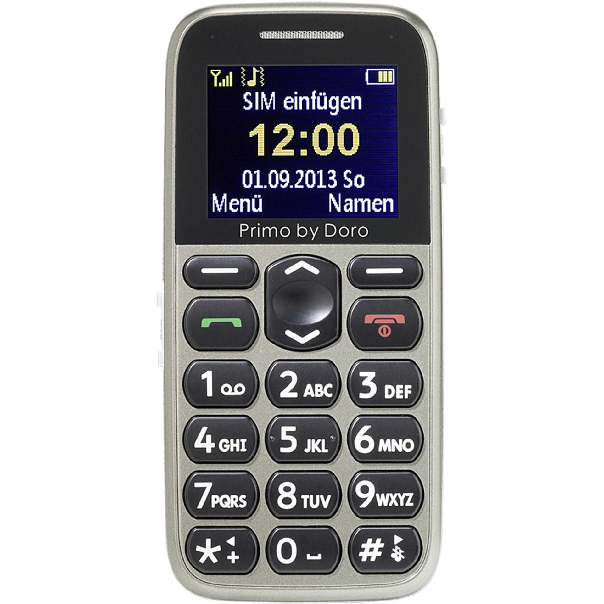 Doro Primo 215 - Mobiltelefon - GSM - 160 x 128 Pixel - TFT - beige