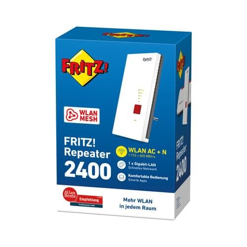 AVM FRITZ! Repeater 2400 - Wi-Fi-Range-Extender - Wi-Fi - Dualband