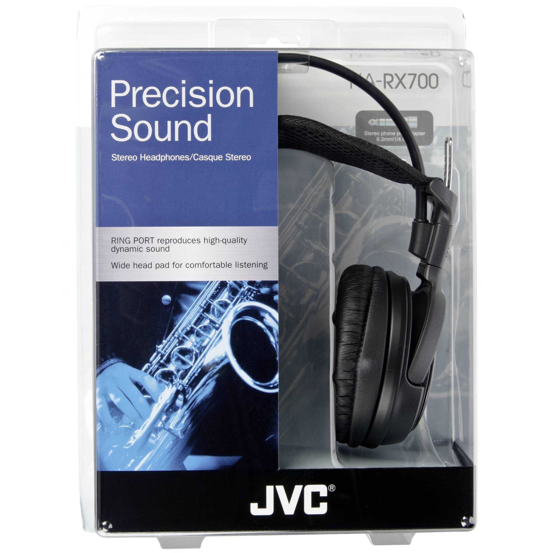 JVC HA-RX700 - Kopfhörer - ohrumschließend - kabelgebunden - 3,5 mm Stecker