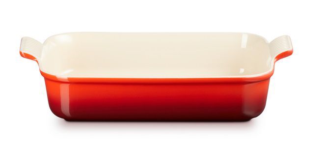 Le Creuset Backform Heritage Kirschrot 32 x 24 cm 4 Liter