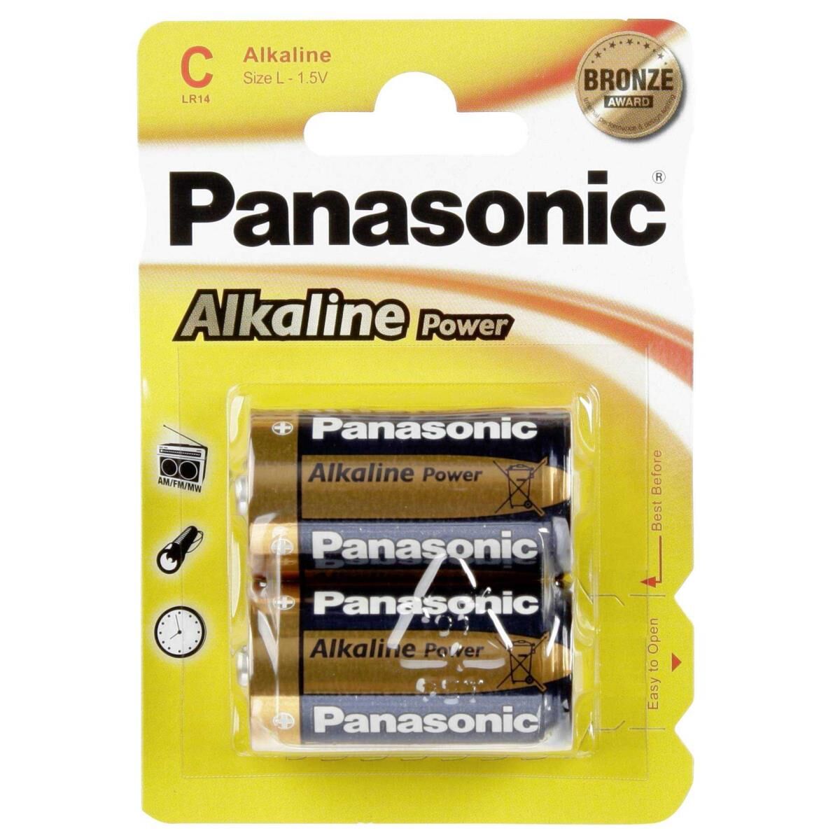 PANASONIC Batterie AlkalinePower2Baby Blister