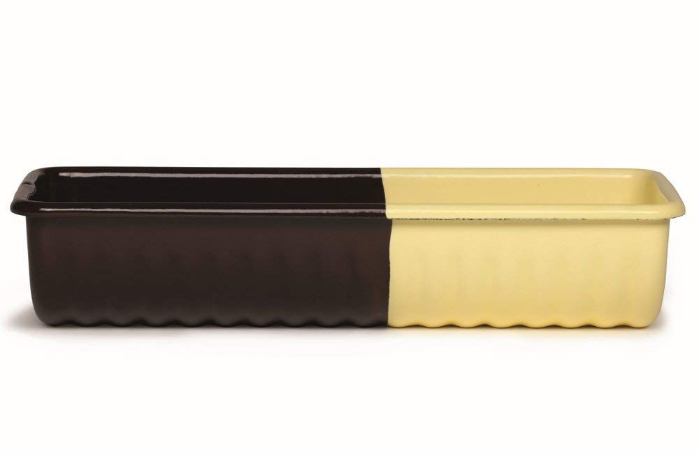 Riess Edition Sarah Wiener Rehrückenform Schoko/Vanille 30x10x6,5cm Emaille