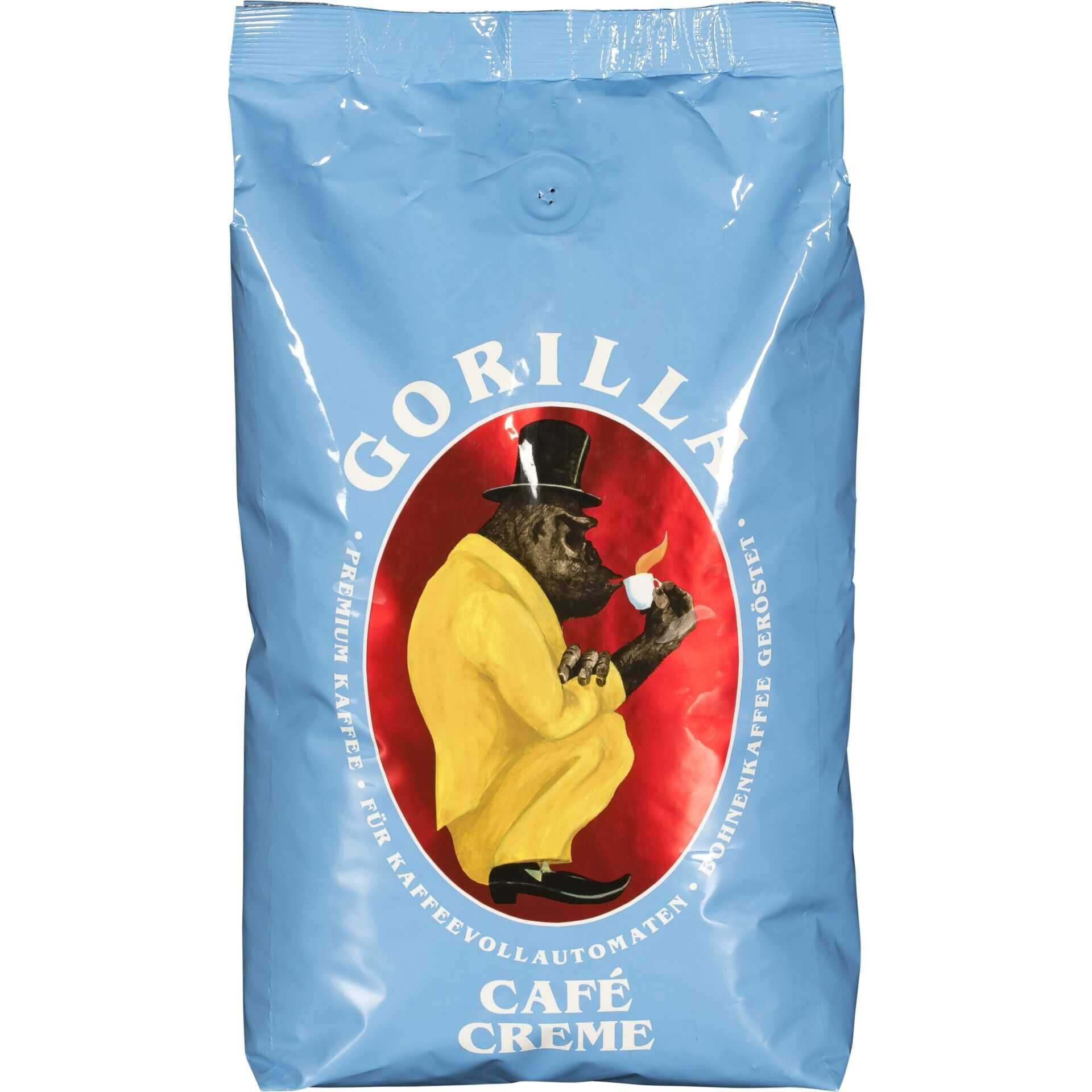 Joerges Gorilla Cafè Creme blau 1 Kg Bohnen