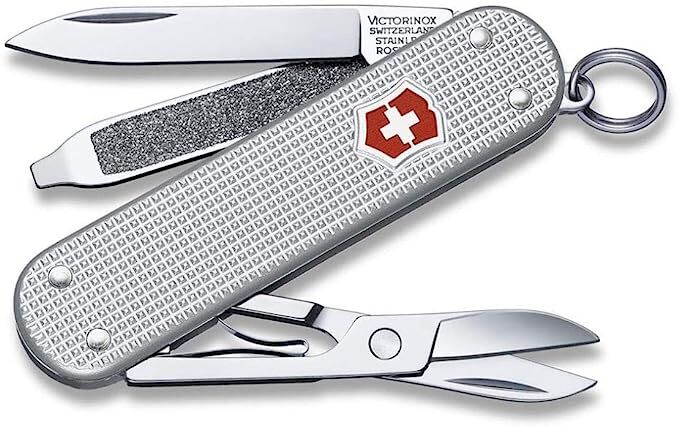 Victorinox Classic SD Alox 58 mm silber