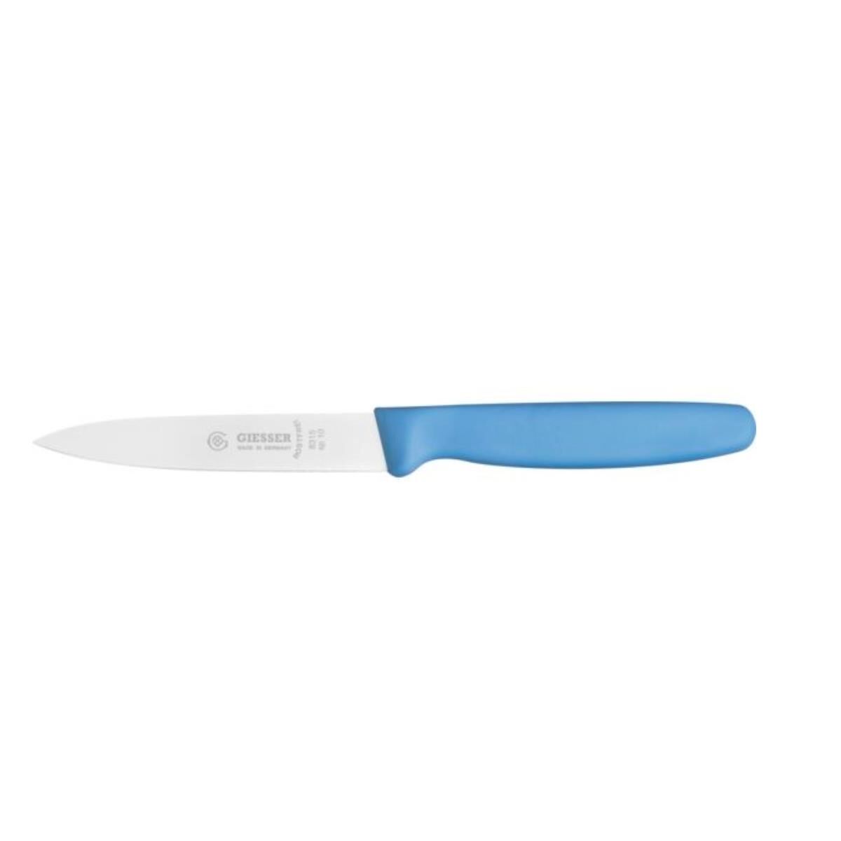 GIESSER Gemüsemesser glatt, 100 mm, azurblau