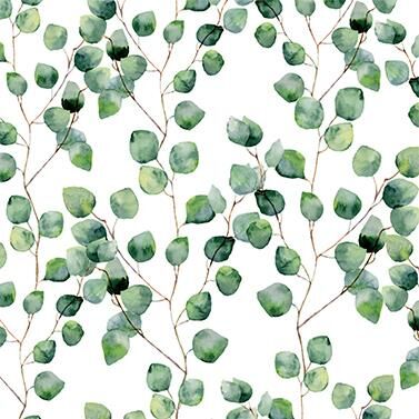 PPD Aquarell Leaves 33x33 cm