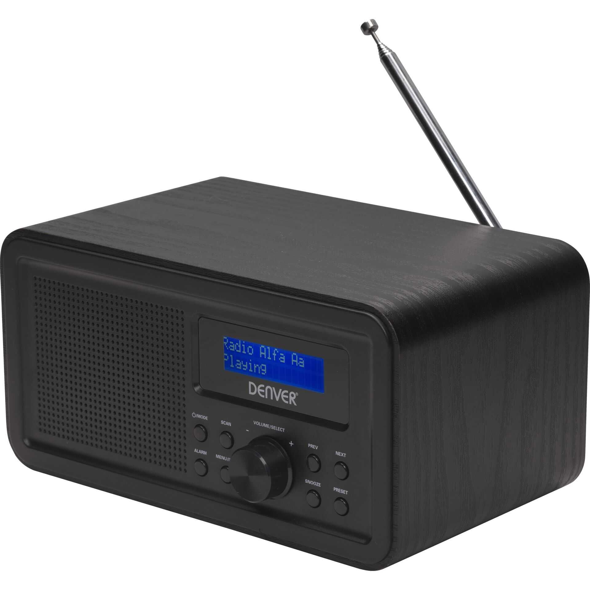 DENVER DAB-30 - Tragbares DAB-Radio - 1 Watt - Schwarz
