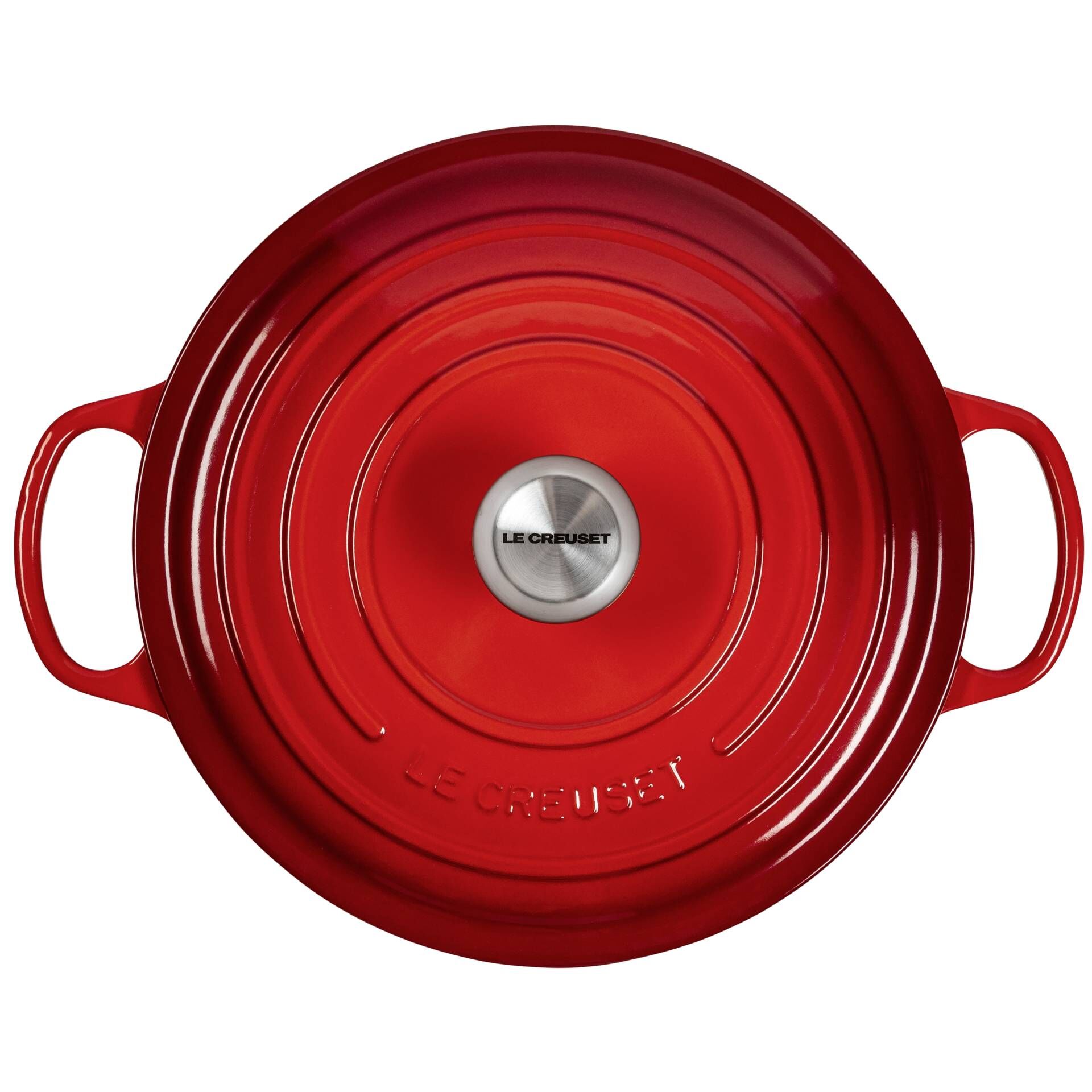 Le Creuset Signature Bräter rund 28 cm kirschrot