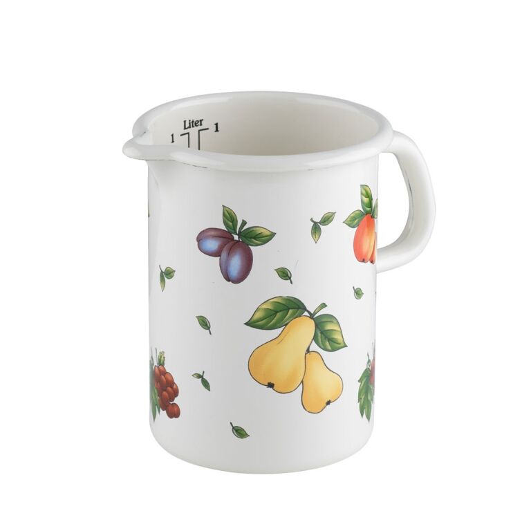 Riess Küchenmaß Ø10cm 1L Fruit Garden Emaille