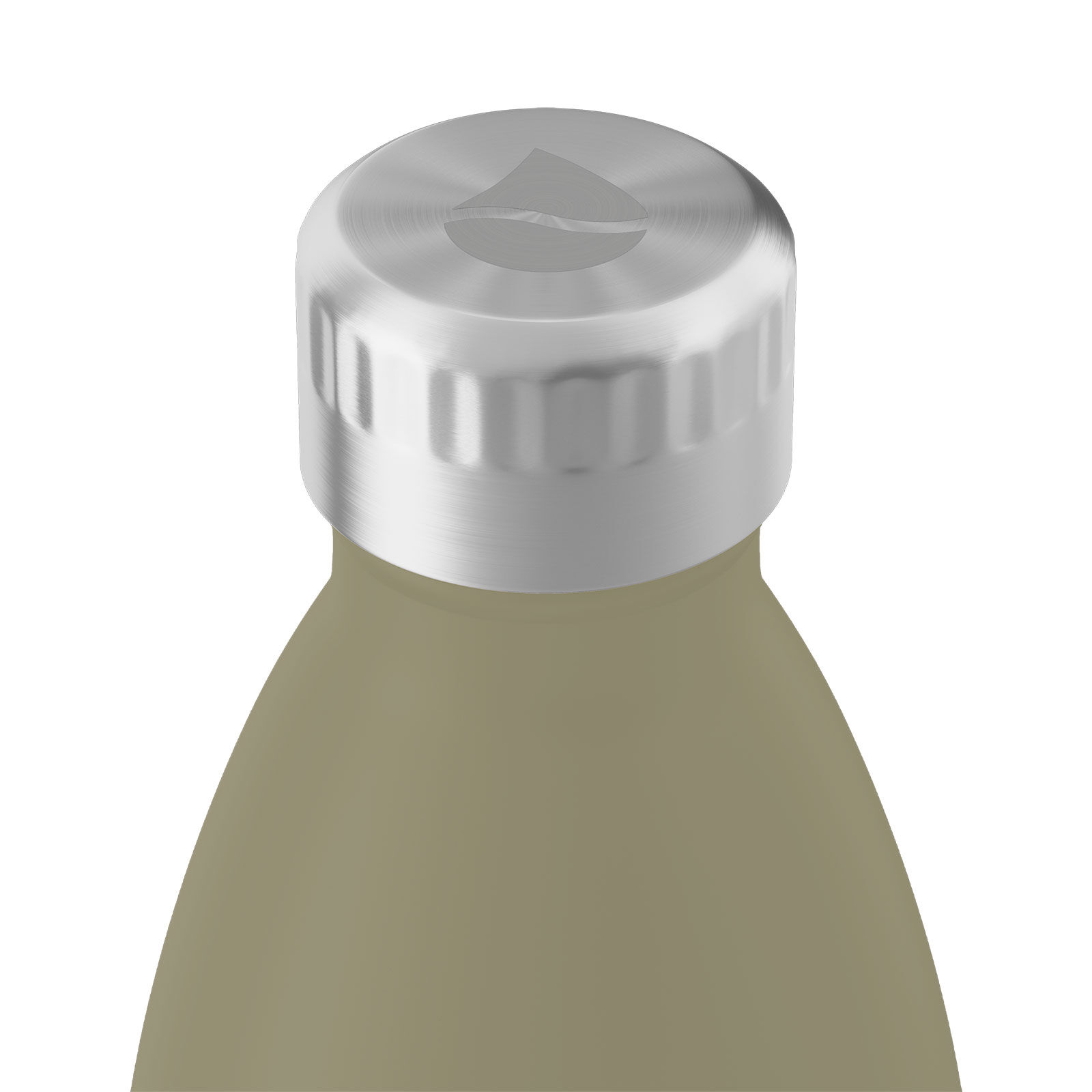 FLSK Isolierflasche 1 liter in khaki farben