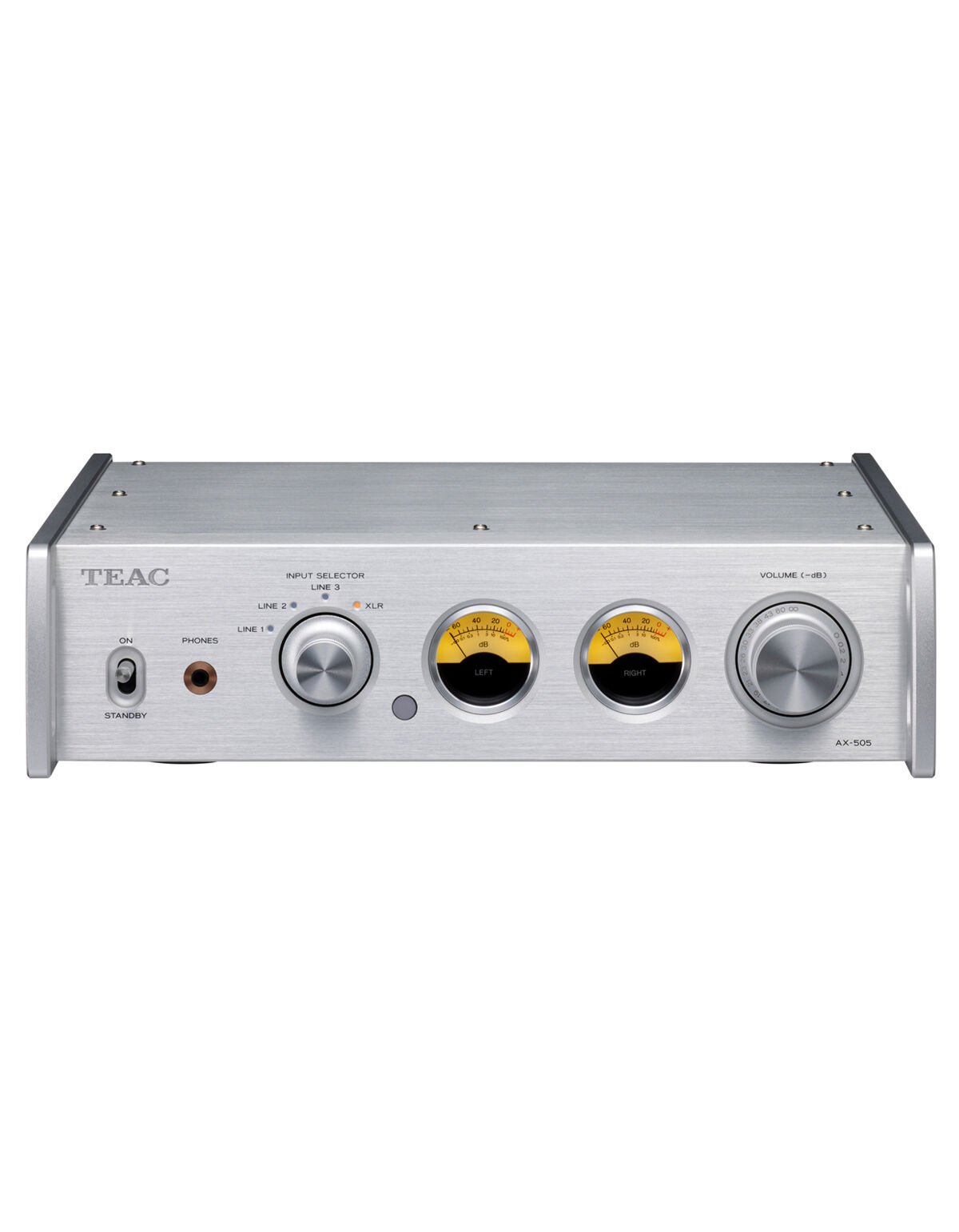 AX505 Integrierter Stereo Vollverstärker, Silber