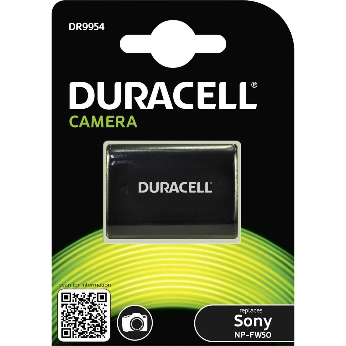 Duracell DR9954 - Batterie - Li-Ion - 900 mAh - für Hasselblad Lunar; Sony Cyber-shot DSC-RX10; a6100; a6300; a6400; a6500; a7R II; a7s II
