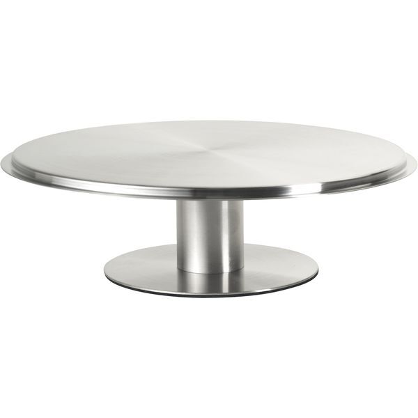 APS  Tortenplatte drehbar, 18/10 Edelstahl, mattiert, Höhe: 65 mm, ø: 300 mm