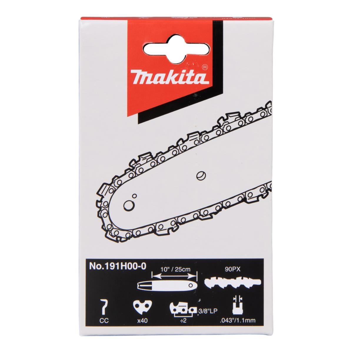 Makita 191H00-0 Sägekette 25cm 1,1mm 3/8   HM
