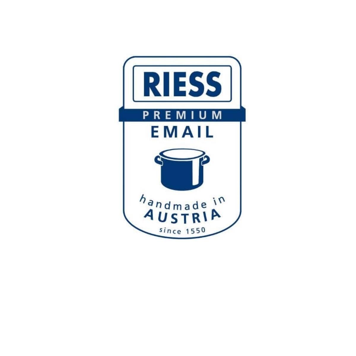 RIESS Schlemmerpfanne schwarz, emailliert, ø: 300 mm