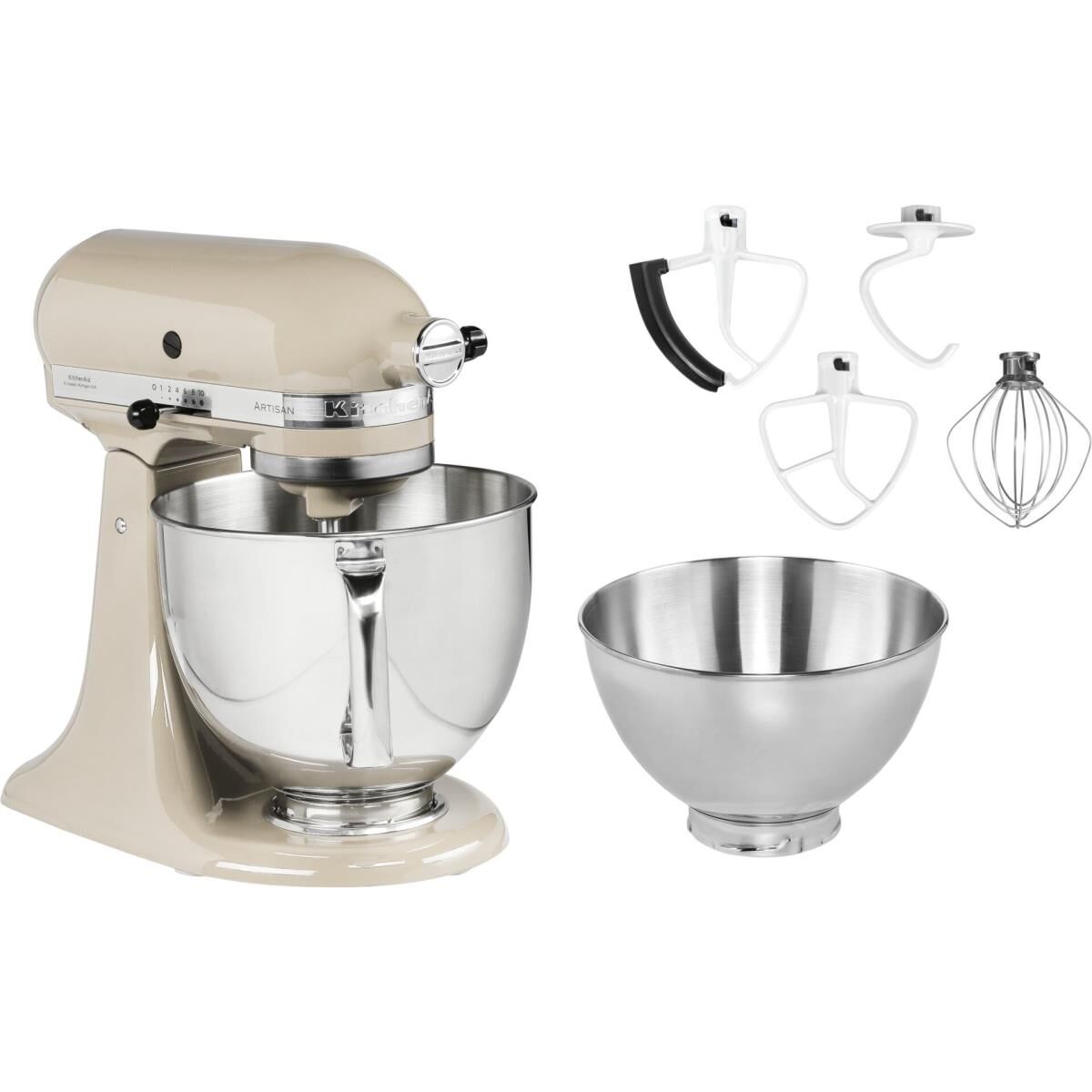 KitchenAid Artisan 5KSM175PSEAC - Küchenmaschine - 300 W - Cremefarben