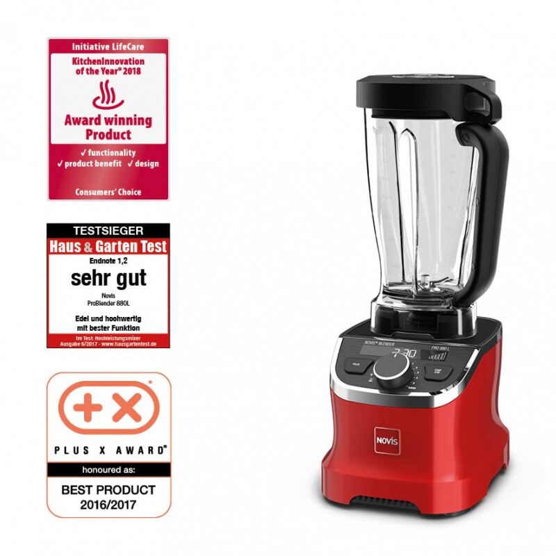 Novis Standmixer Pro Blender 880L VDE rot 6612.02.20