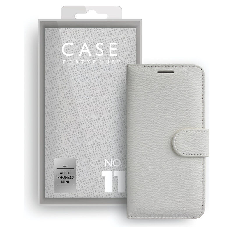 Case44 No.11 Wallet iPhone 13 mini ws (weiss)