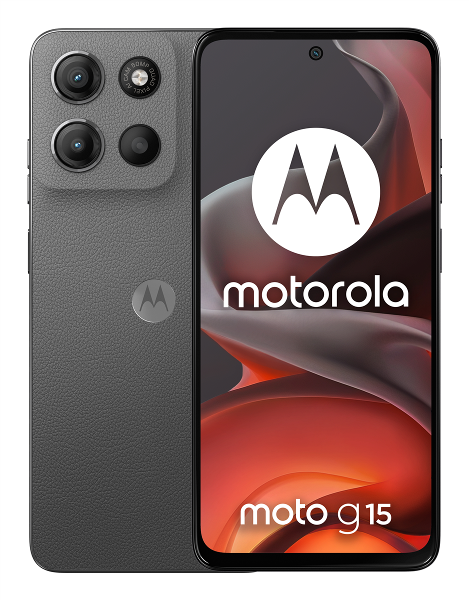 Motorola Solutions Motorola moto g15, 17,1 cm (6.72"), 4 GB, 128 GB, 50 MP, Android 15, Grau