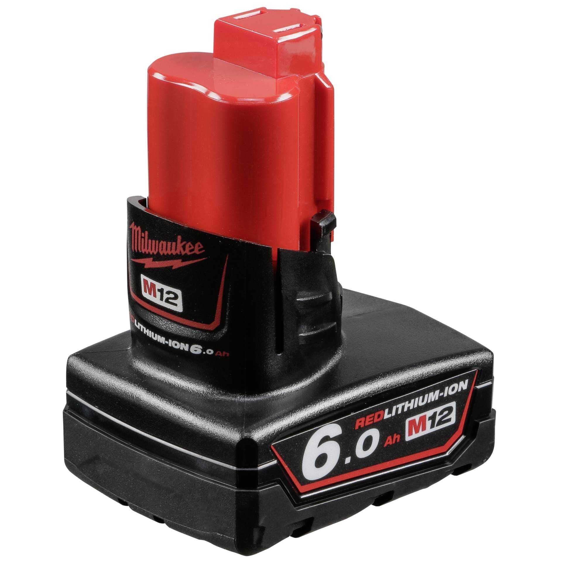 Milwaukee M12 B6 - Batterie - Li-Ion - 6 Ah - für Milwaukee M12 BDD-202C; Fuel M12, M12 CH-0, M12 FDD-402X, M12 FPD-402X