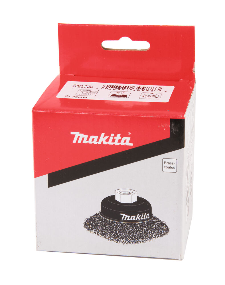Makita Topfbürste 75 mm • 0,3 mm • M14 • Messing