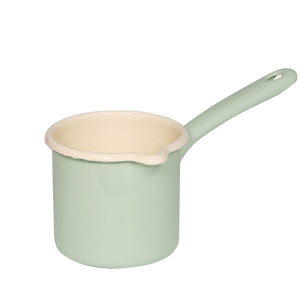 Riess Schnabeltopf mit Stiel Emaille 10cm, 0.75 Liter