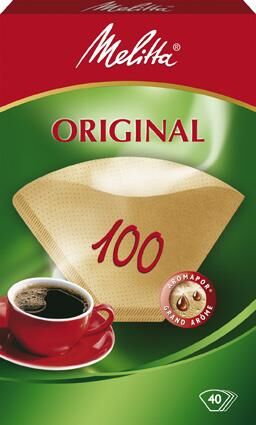 MELITTA Filtertüten natur 100  Pack 40 Stück