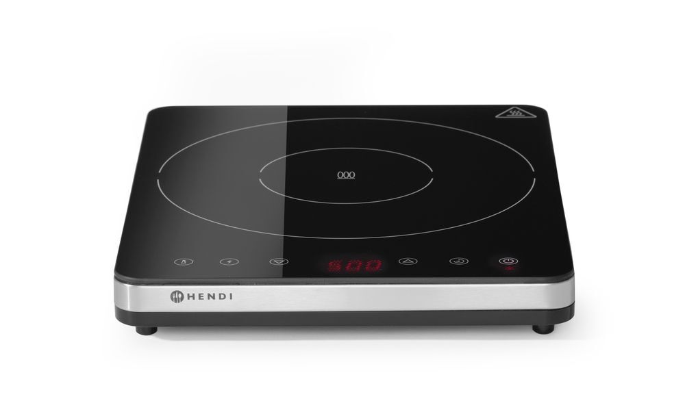 HENDI Induktionskocher Modell 2000, Kitchen Line, 230V/2000W, 295x400x(H)42mm