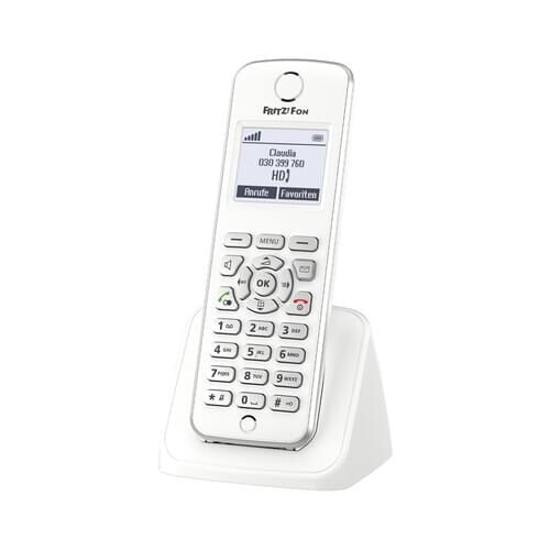 AVM FRITZ!Fon M2 - Schnurloses Erweiterungshandgerät - mit Internetradio mit Rufnummernanzeige/Anklopffunktion - DECT\GAP - dreiweg Anruffunktion