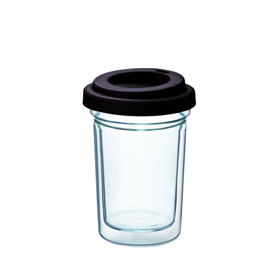 Simax Becher 0,4L "Coffee to Go" Fashion Glas doppelwandig