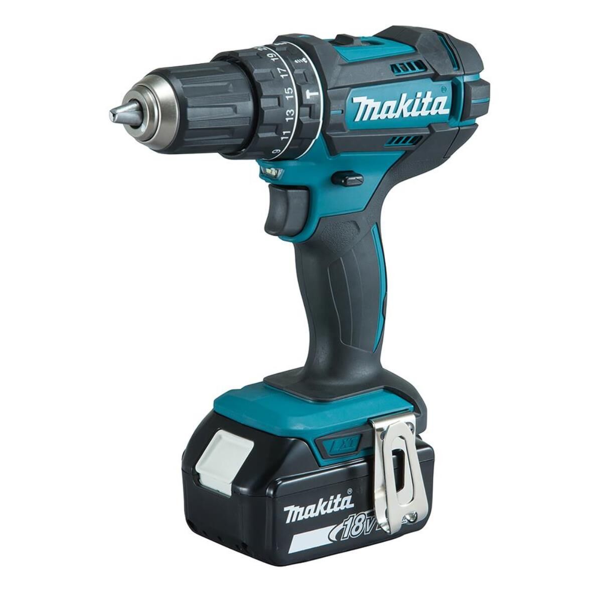 Makita DHP482Z - Bohrhammer/Treiber - schnurlos - 2 Geschwindigkeiten - Bohrfutterschlüssel 13 mm - 62 N·m
