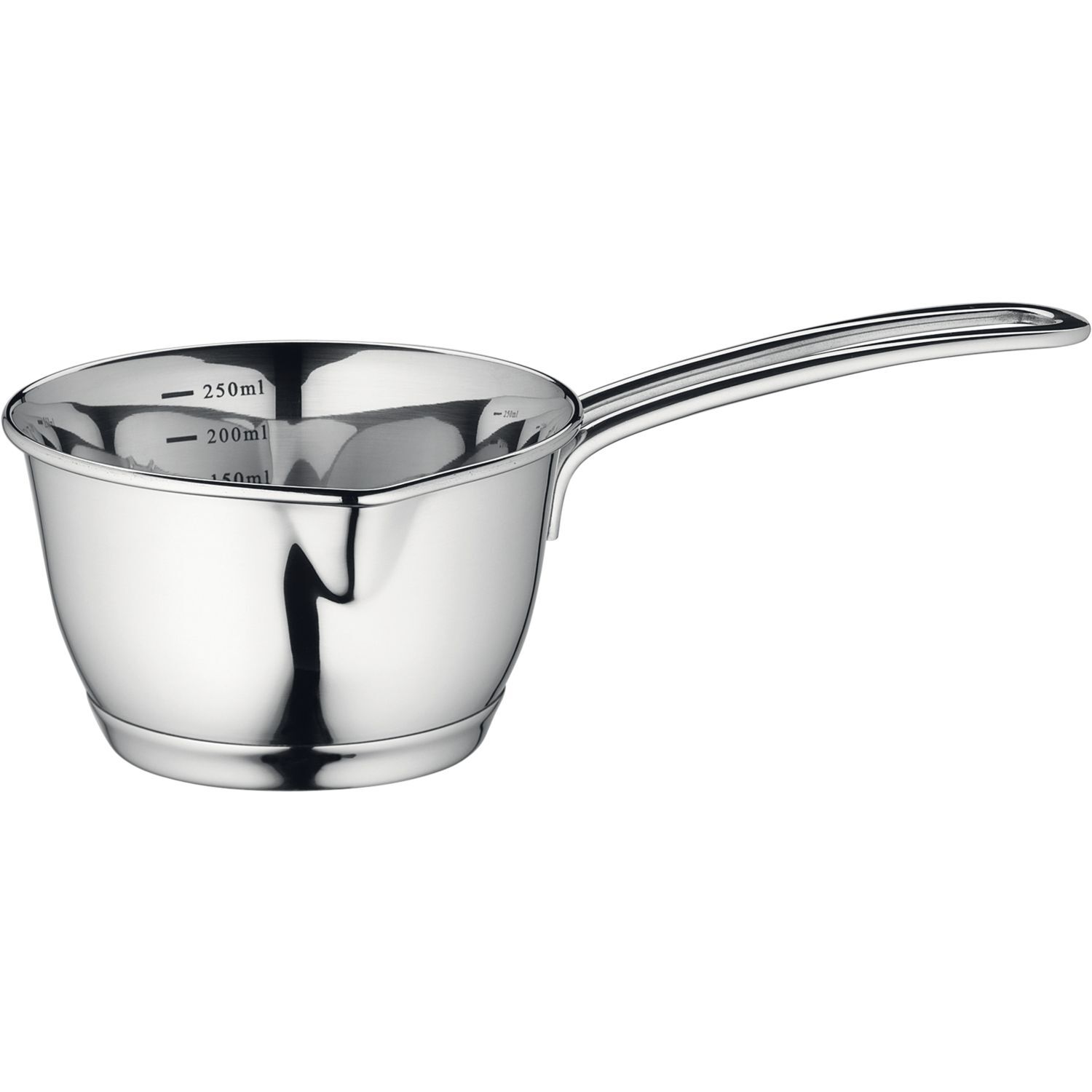 KÜCHENPROFI Stielkasserolle mit Ausguss, 18/10 NC, induktionsgeeignet, ø: 105 mm