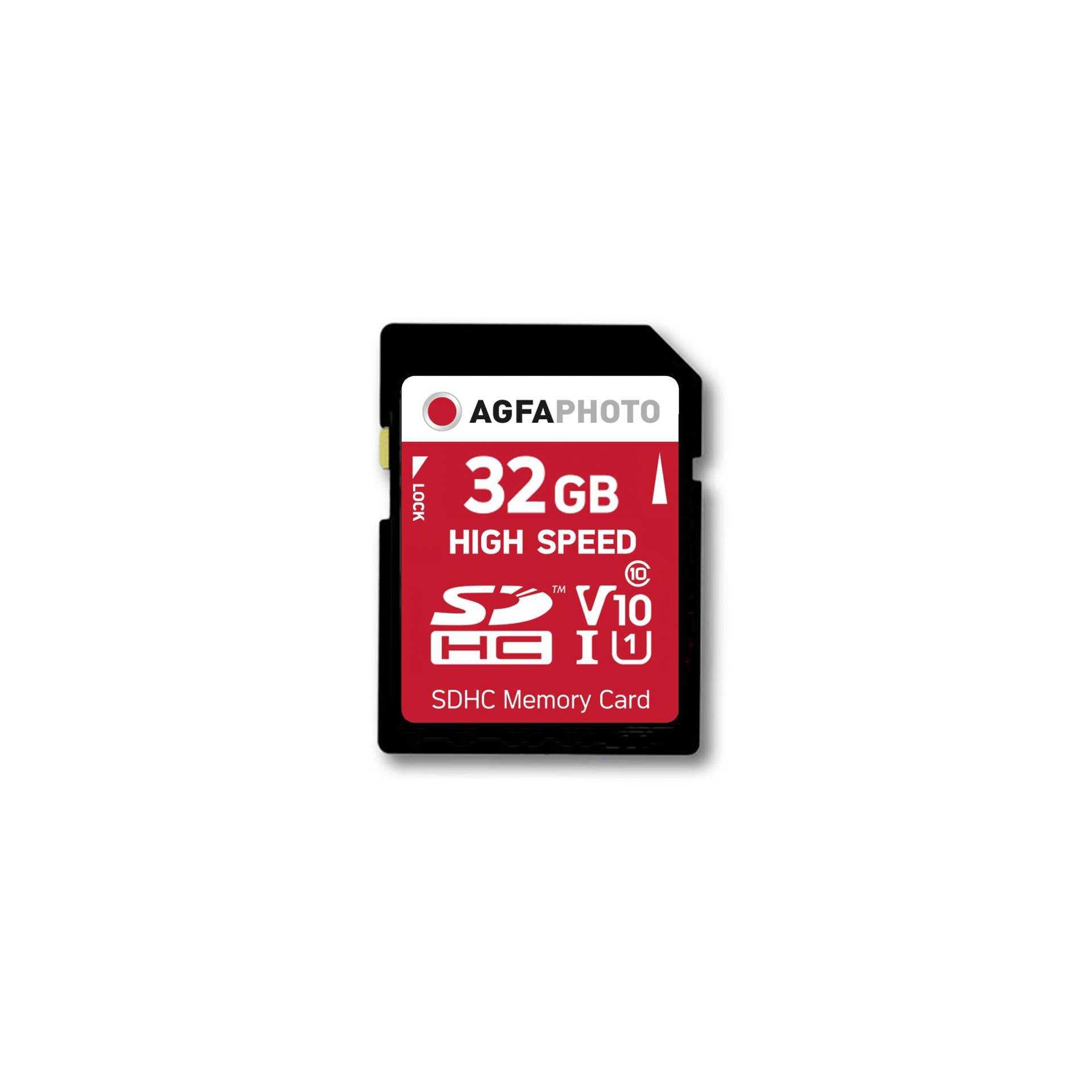 AgfaPhoto - Flash-Speicherkarte - 32 GB - Class 10 - SDHC