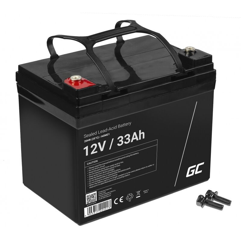 Green Cell AGM21 USV-Batterie Plombierte Bleisäure (VRLA) 12 V 33 Ah