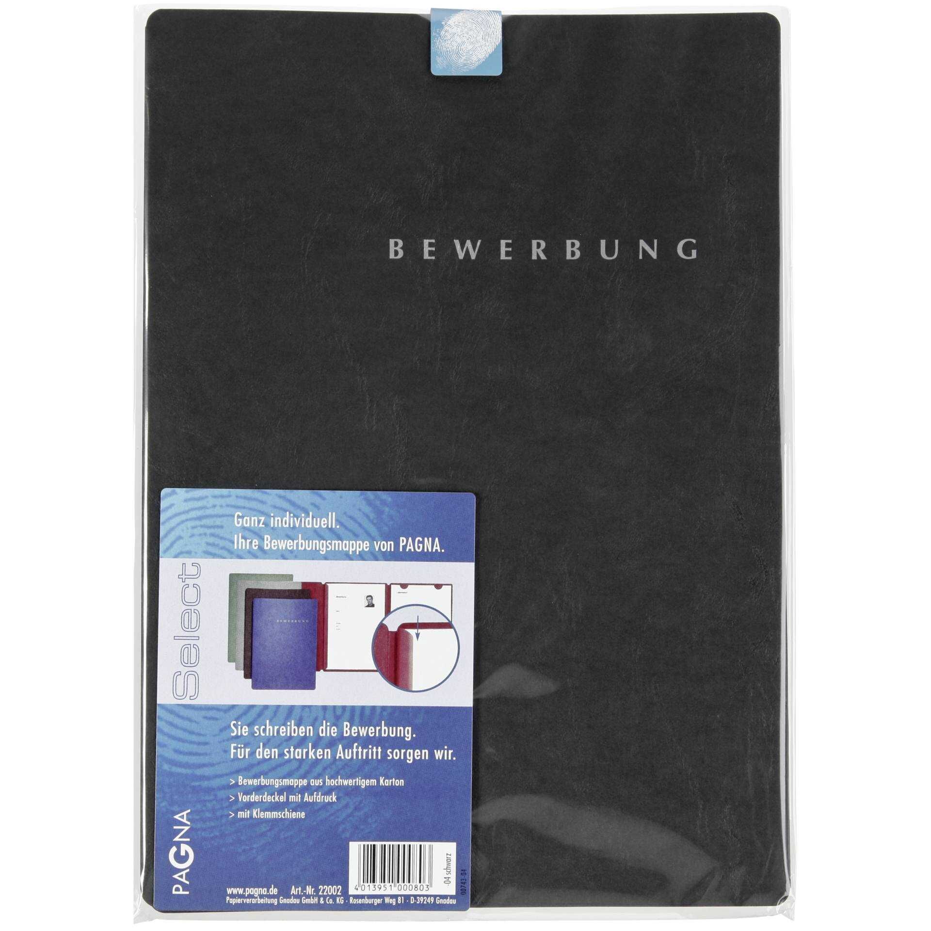 Pagna Select - Klemmleistenordner - Schwarz