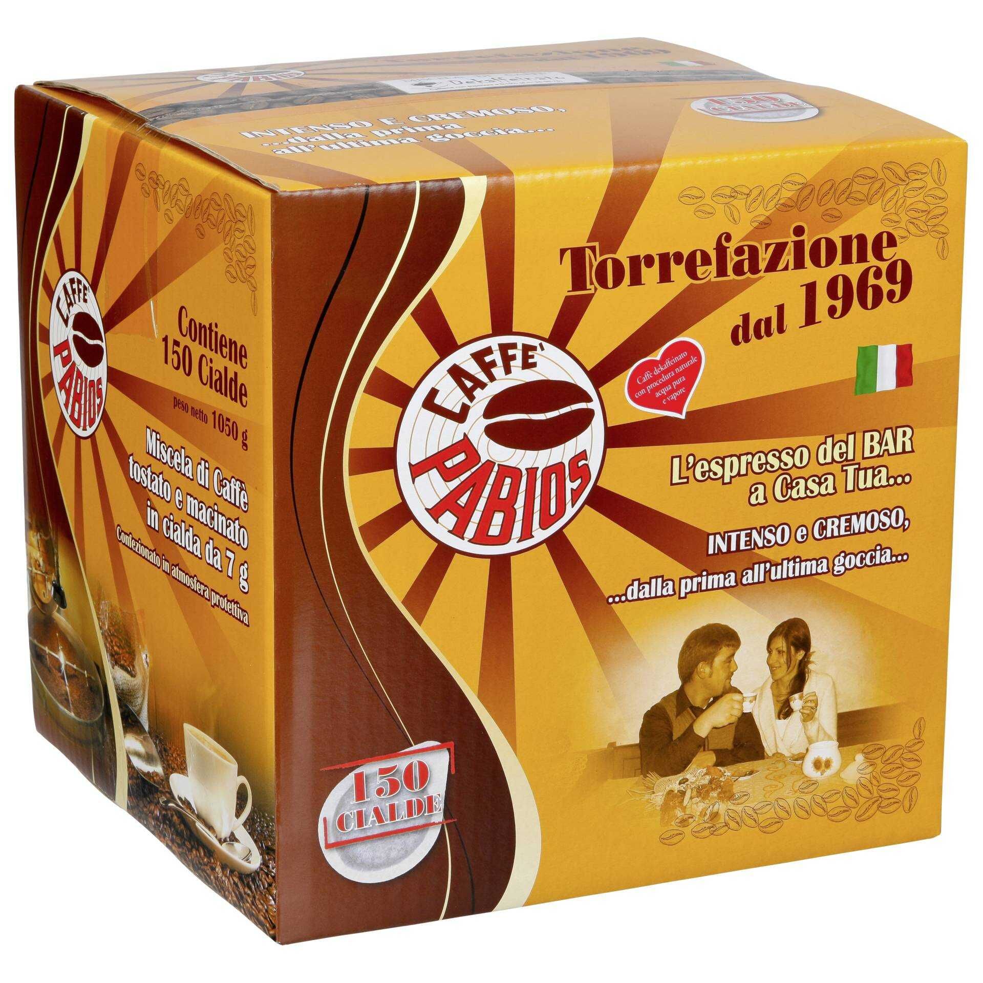 Caffe Pabios ESE Entkoffeiniert 150 Pads