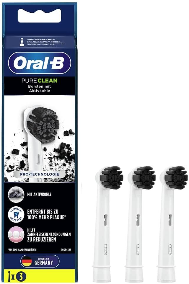 Oral-B Aufsteckbürsten Aktivkohle 3er