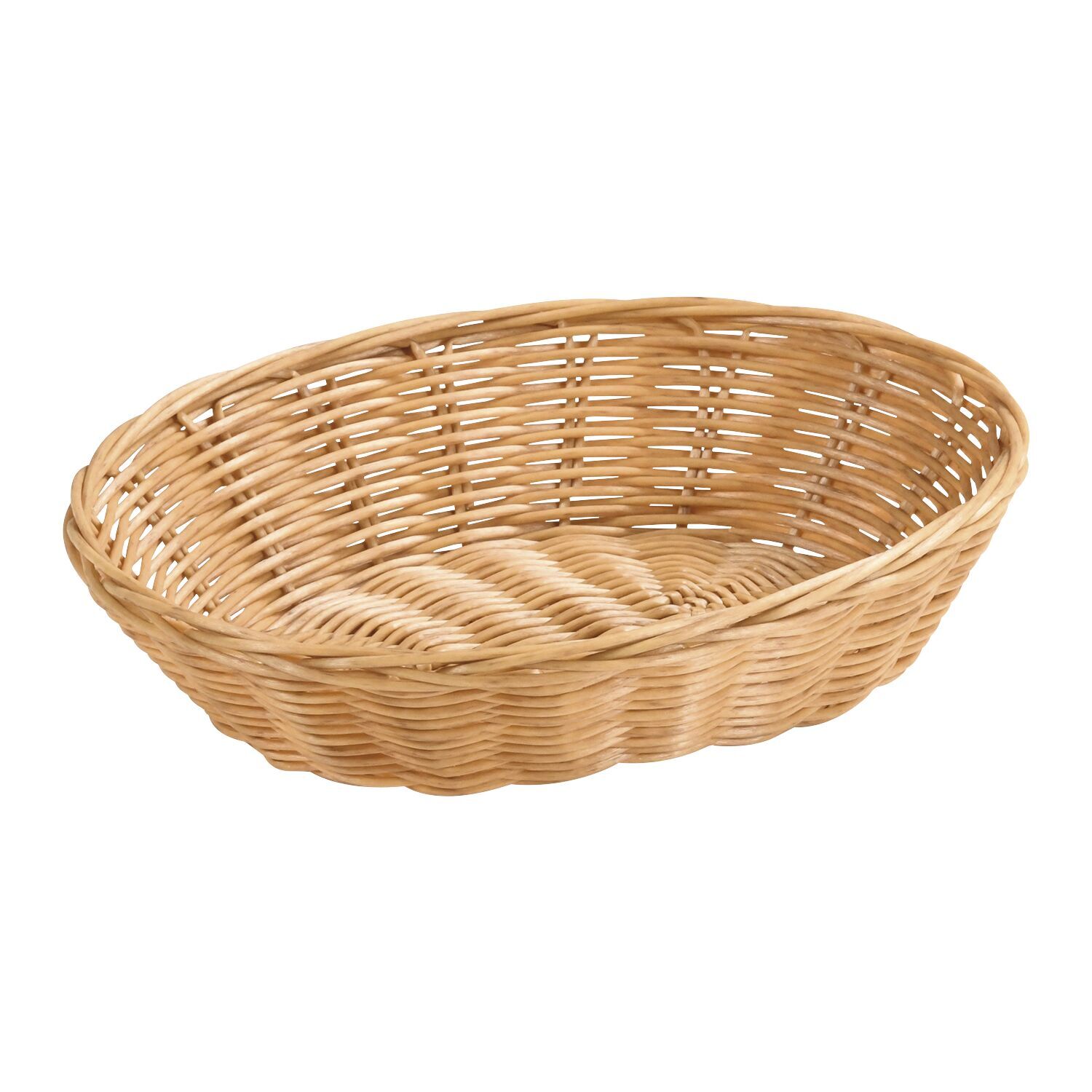 KESPER Brotkorb Kunststoffgeflecht, oval, Länge: 240 mm, Breite: 200 mm