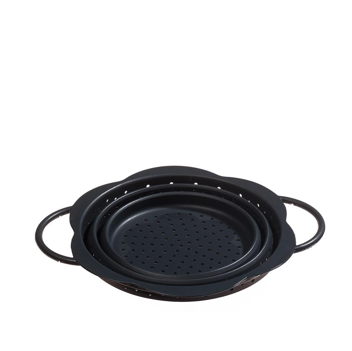 Kochblume Faltsieb L anthrazit