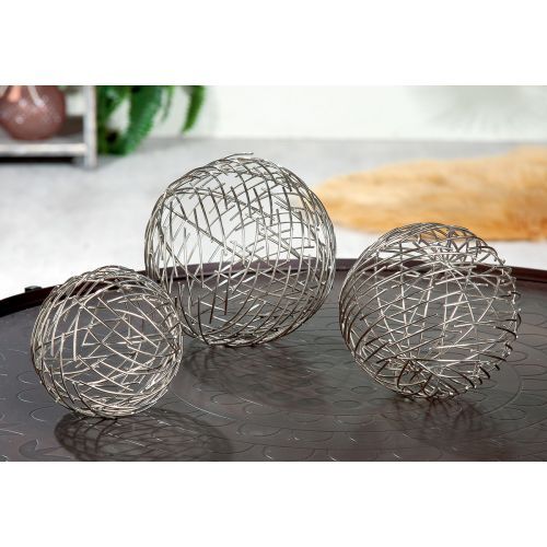 Casablanca Eisen Drahtball Wires  silber