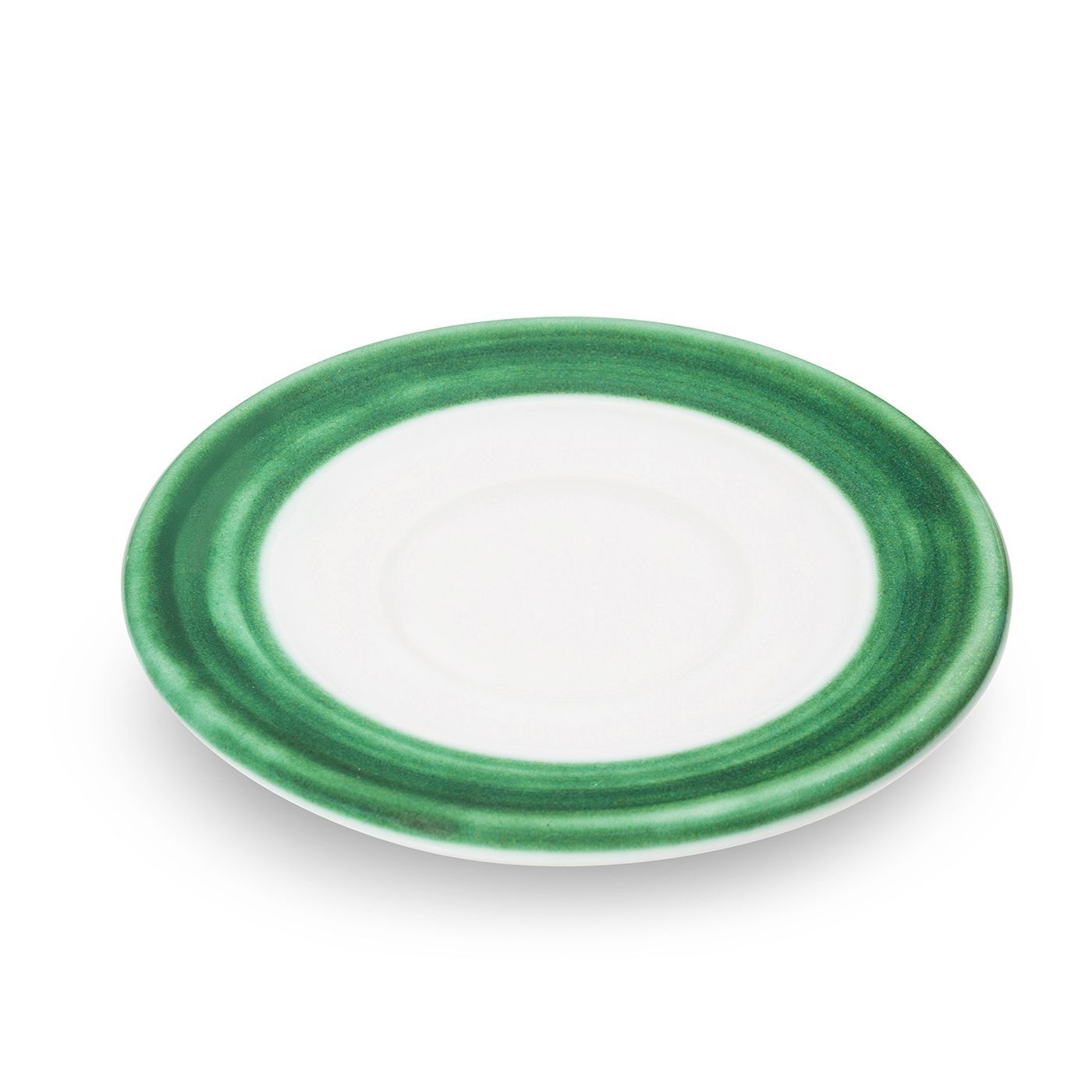 Gmundner Keramik Variation Grün, Unterteller Espresso  (Ø11cm)