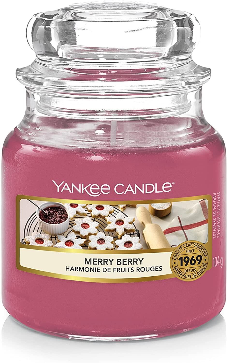 Yankee Candle  MERRY BERRY SMALL JAR 104G