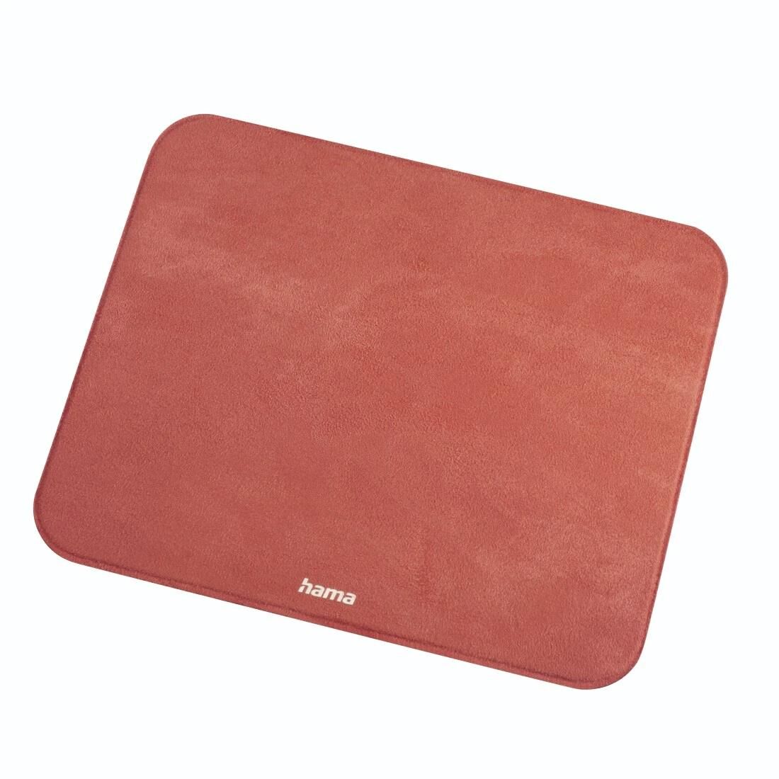 Hama Mauspad "Velvet", Korallenrot