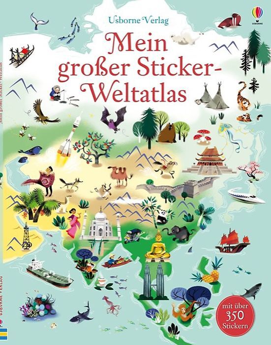 dtv Mein großer Sticker-Weltatlas 790194